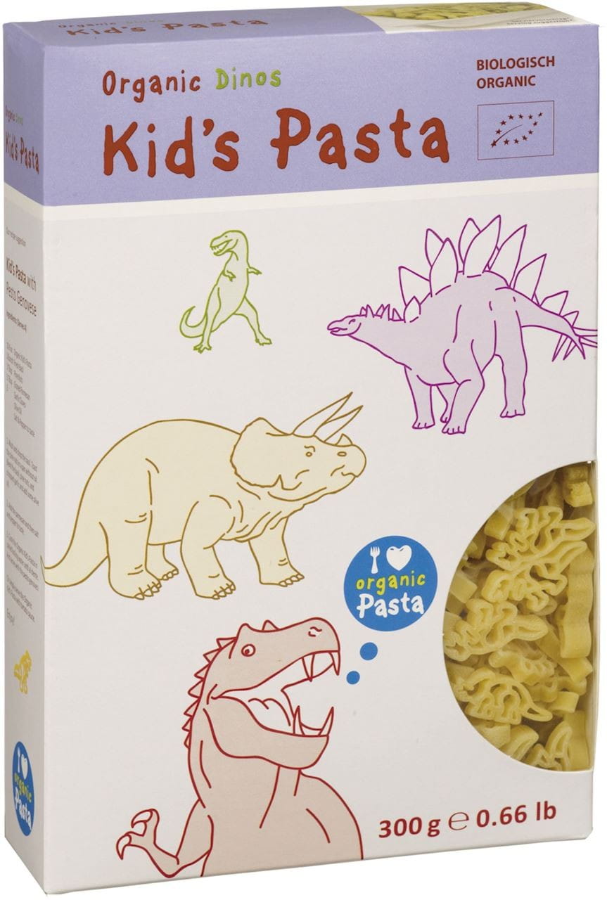 Pasta (Durum) für Kinder Dinosaurier BIO 300 g - ALB GOLD