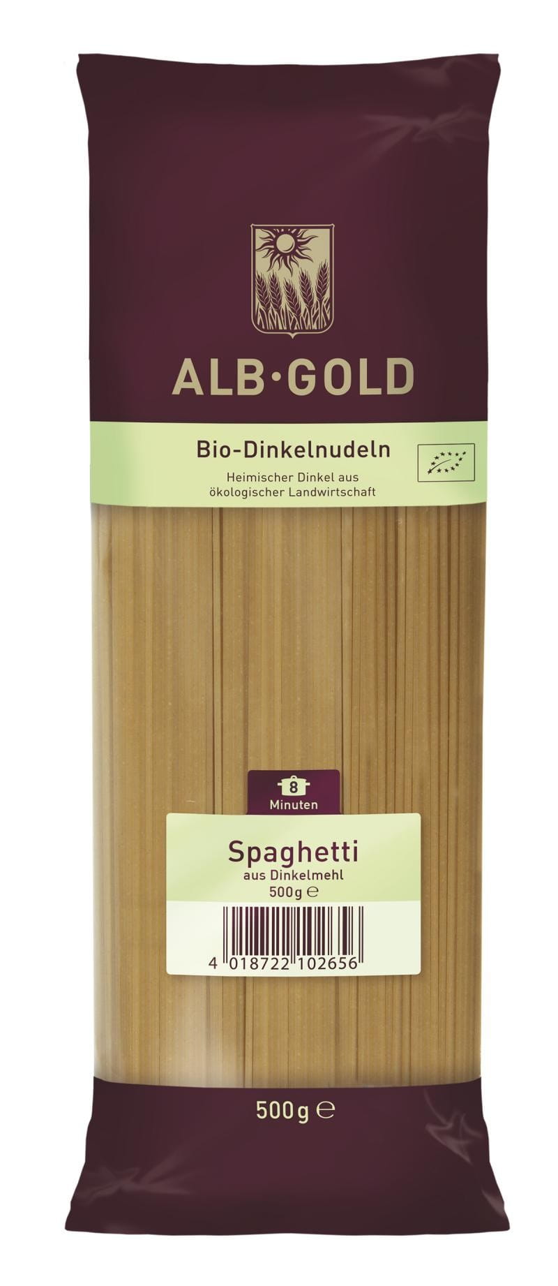 Dinkelnudeln Spaghetti 500g EKO ALB GOLD