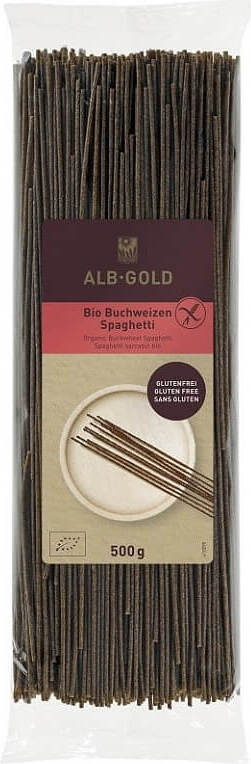 Nudeln (Buchweizen) glutenfreie Spaghetti BIO 500 g - ALB GOLD