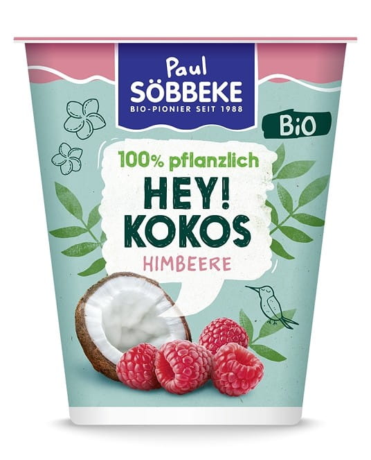 Himbeer-Kokos-Dessert BIO 330 g - SOBBEKE