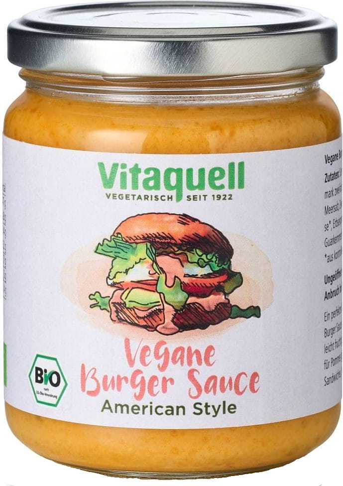 Vegane Burgersauce nach amerikanischer Art BIO 235 ml - VITAQUELL