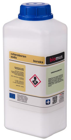 Natriumtetraborat Decahydrat Borax Borax 1kg BIOMUS