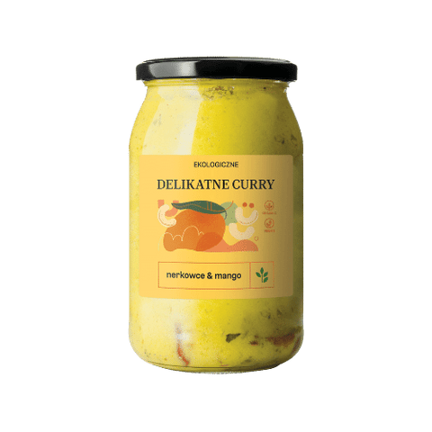 Delicato curry con anacardi e mango BIO 900 ml - ZAKWASOWNIA