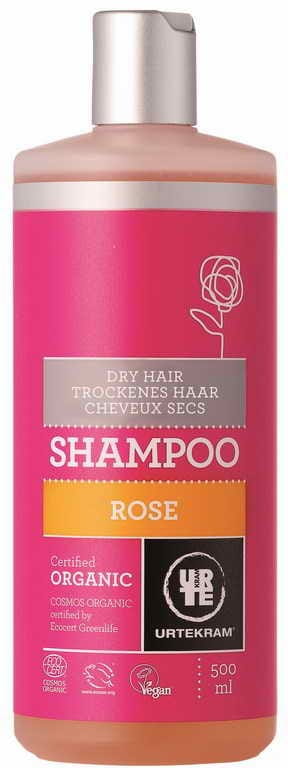 Rose Shampoo für trockenes Haar BIO 500 ml URTEKRAM