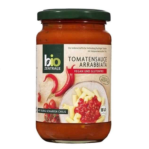 Arrabbiata Tomatensauce ohne Gluten 350g ECO BIO - ZENTRALE