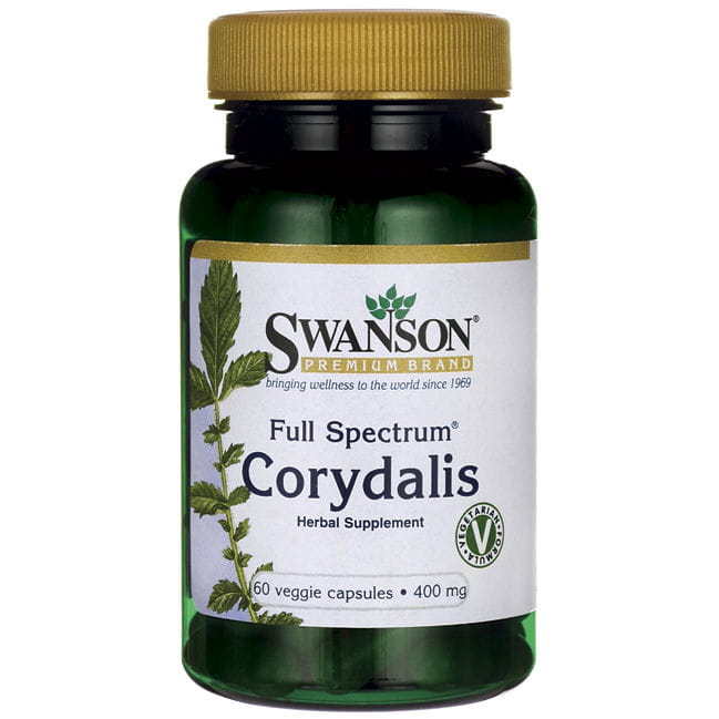 Kokorycz fs Corydalis 400 mg 60 Kapseln SWANSON
