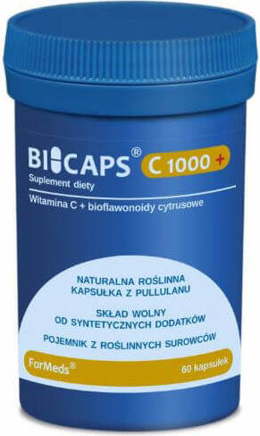 Bicaps Vitamin C 1000 + Citrus-Bioflavonoide 30 Portionen 60 FORMEDS-Kapseln