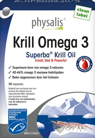 Krill OMEGA - 3 30 Kapseln 215 g - PHYSALIS