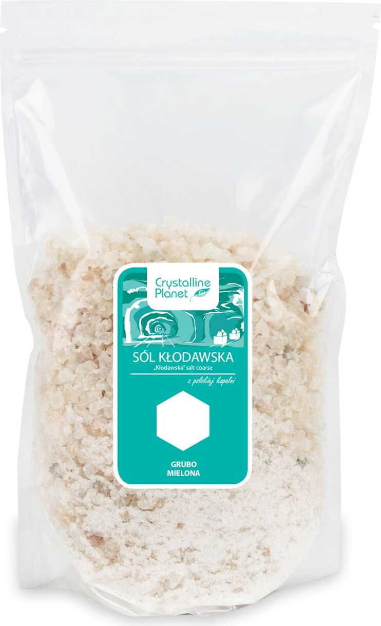 Grob gemahlenes Salz aus Kłodawa 1 kg - CRYSTALLINE PLANET