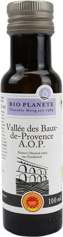 Natives Olivenöl extra aus dem Tal Vallee des Baux - de - Provence aop BIO 100ml - BIO PLANETE