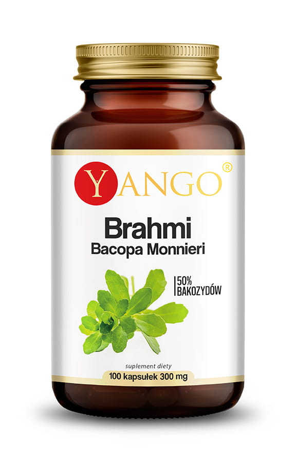 Brahmi-Extrakt 50 % Bakoside 100 Kapseln YANGO