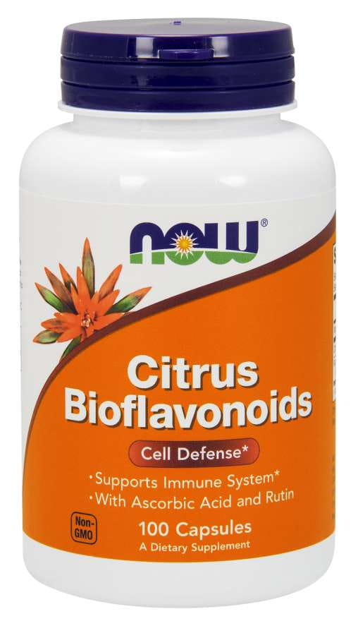 Citrus-Bioflavonoide und Vitamin C und Rutin 100 Kapseln NOW FOODS