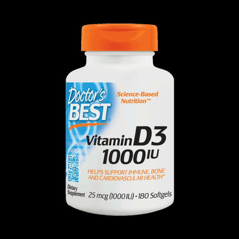 Vitamin D3 25 mcg 180 Kapseln DOCTOR'S BEST