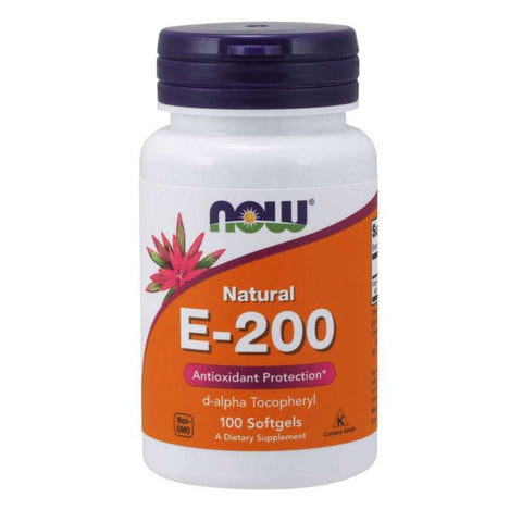 Vitamin E 200 IE 100 Kapseln NOW FOODS