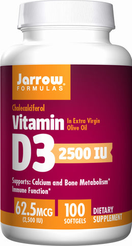 Vitamin D3 2500 IE 100 Kapseln JARROW-FORMELN