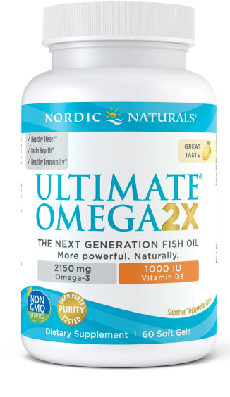 Ultimate Omega 2x mit Vitamin D3 60 Kapseln NORDIC NATURALS