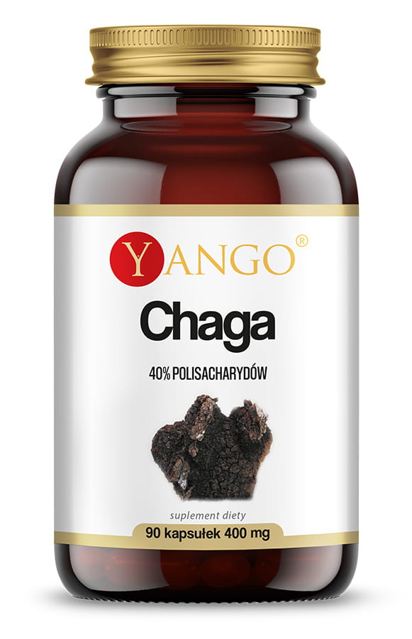 Chaga-Extrakt 40 % Polysaccharide 90 Kapseln YANGO