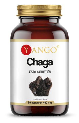 Chaga-Extrakt 40 % Polysaccharide 90 Kapseln YANGO