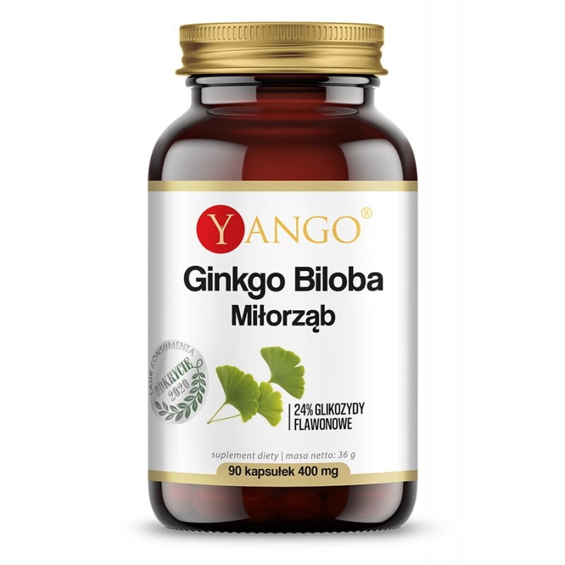 Ginkgo-Biloba-Extrakt 90 Kapseln YANGO