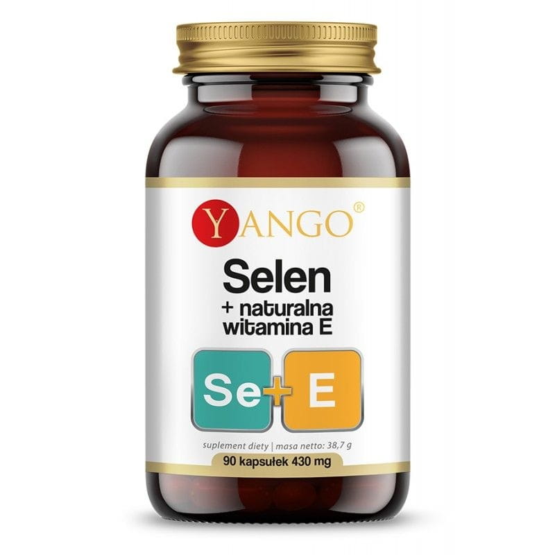 Selen und natürliches Vitamin E 90 Kapseln YANGO