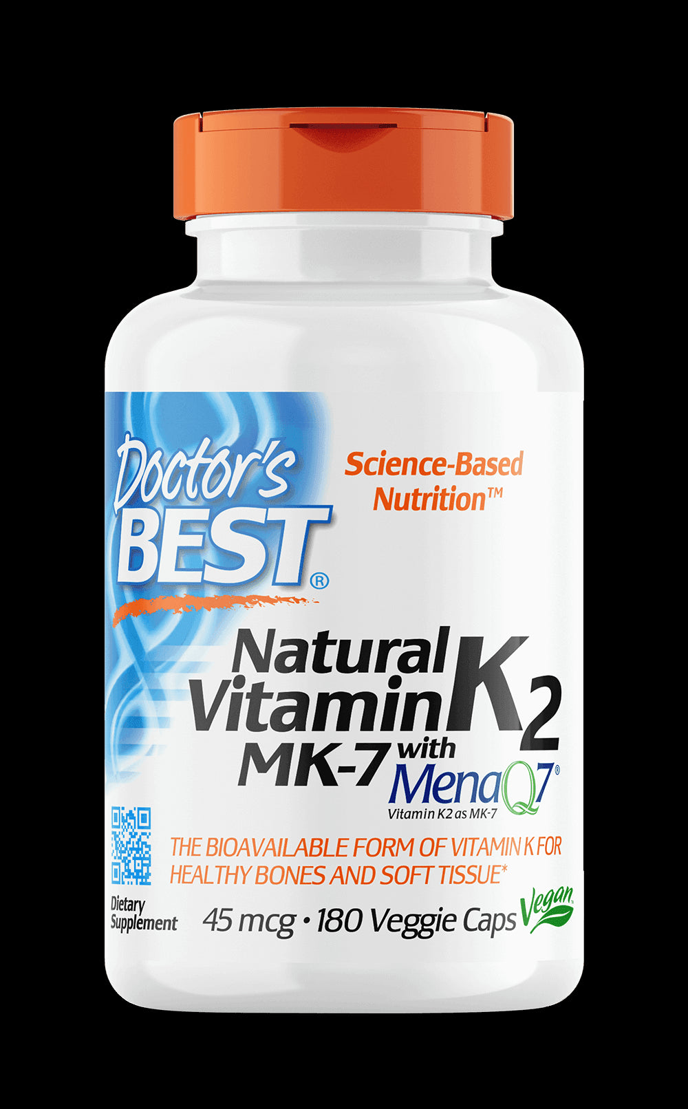Vitamin K2 MK7 45 mcg 180 Kapseln DOCTOR'S BEST