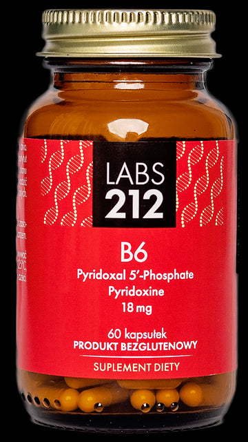 Vitamin B6 Pyridoxal 5 '- Phosphat + Pyridoxin 60 Kapseln LABS212