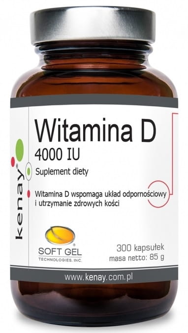 Vitamin D3 4000 IE 300 KENAY-Kapseln