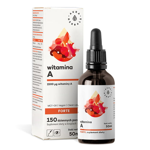 Vitamin A FORTE in Tropfen von 50 ml AURA HERBALS