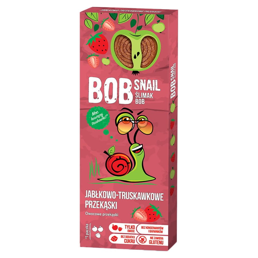Apfelsnack - Erdbeere 30g BOB SCHNECKE