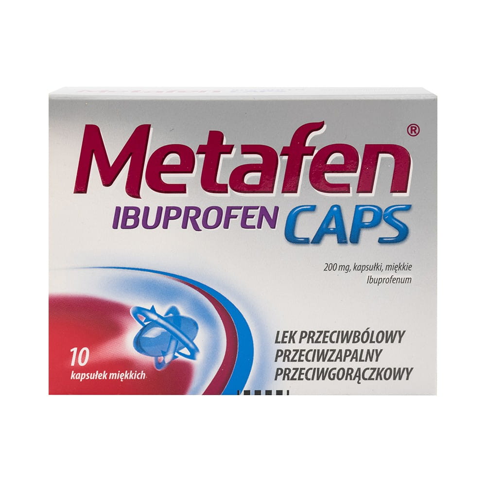 Metafen Ibuprofen verschließt 10 POLPHARMA-Kapseln