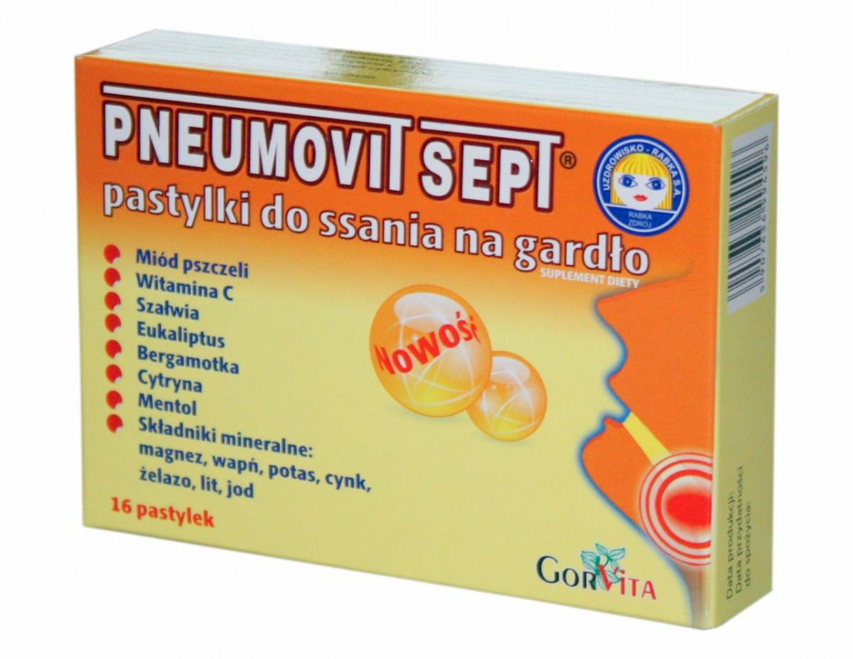 Pneumovit Septum-Lutschtabletten x16 GORVITA