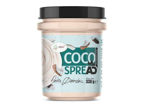 Coconut cream with no added sugar 330g ANKA DZIEDZIC - VIVIO