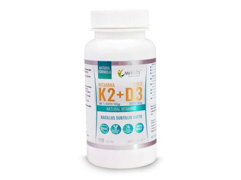 Vitamin K2MK7 + D3 2000iu 120 Tabletten WUNSCH