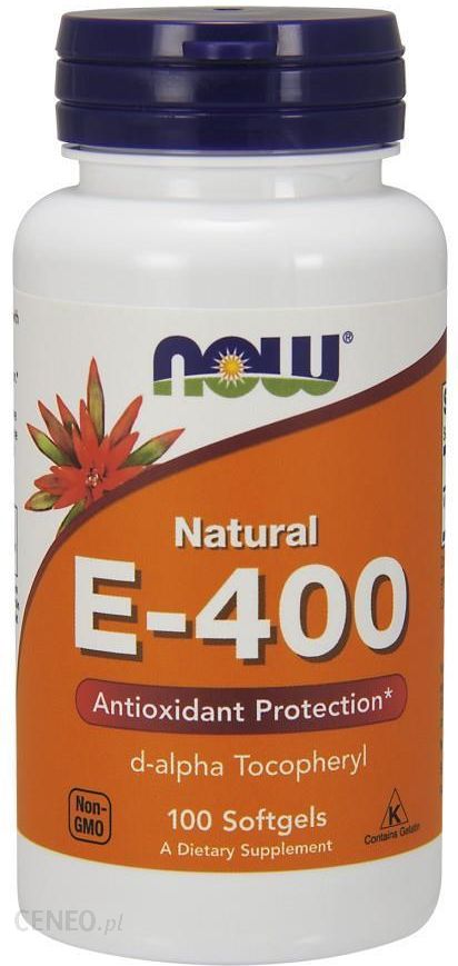 Vitamin E - 400 natürliche 100sgele. JETZT LEBENSMITTEL