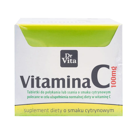 Vitamin C 100 MG, Lemon Flavor 30 Tablets