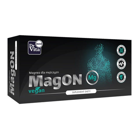 Magnesium for men magon vegan 30 tablets
