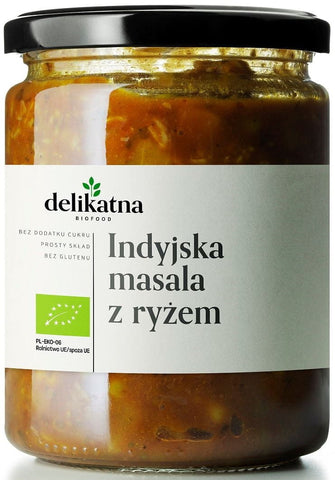 Indian masala with rice BIO 540 ml - DELICATE
