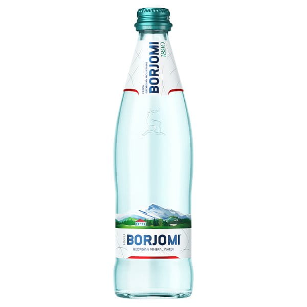 Bouteille en verre d'eau minérale borjoimi Palette de 500 ml 840 bouteilles - 476 PLN / article a