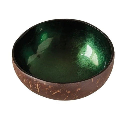Decorative bowl made of coconut shell green - CHIC - MIC