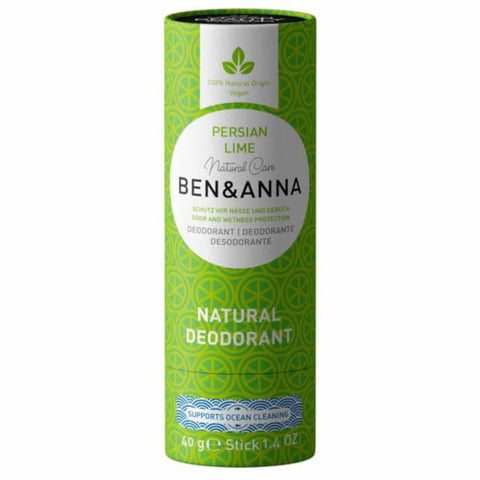 Déodorant naturel au citron vert de Perse 40 g BEN & ANNA