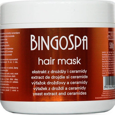 Hair mask with BINGOSPA yeast extract