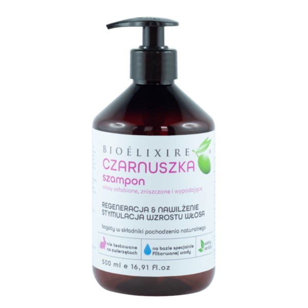 Czarnuszka shampooing régénérant 500 ml bioELIXIRE