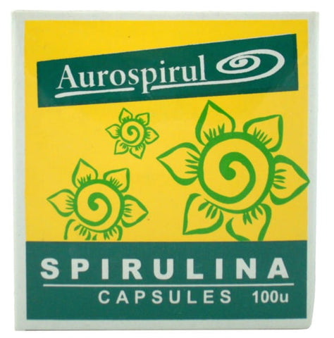 Espirulina 100 capsulas Limpia y desacidifica AUROSPIRUL
