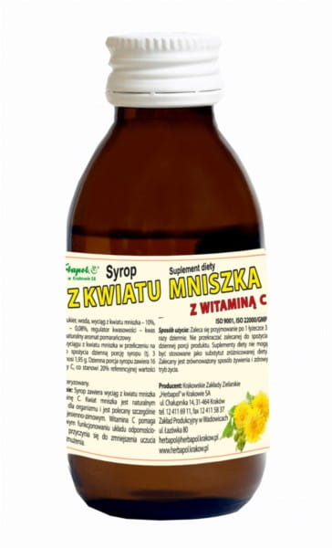 Löwenzahnblütensirup mit Vitamin C 100 ml HERBAPOL