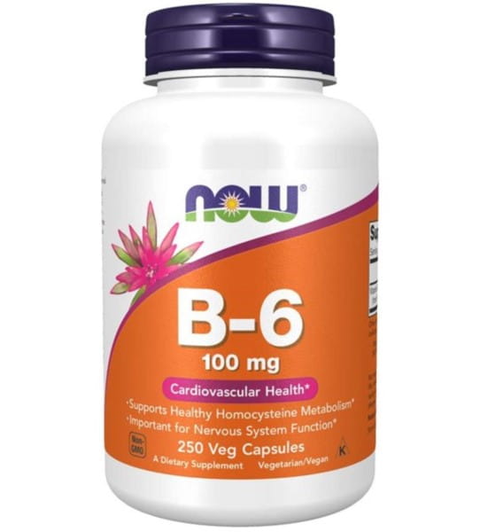 Vitamina B 6 250 Cápsulas COMIDA AHORA