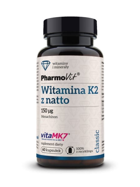 Vitamin K2 with Natto 60 capsules PHARMOVIT