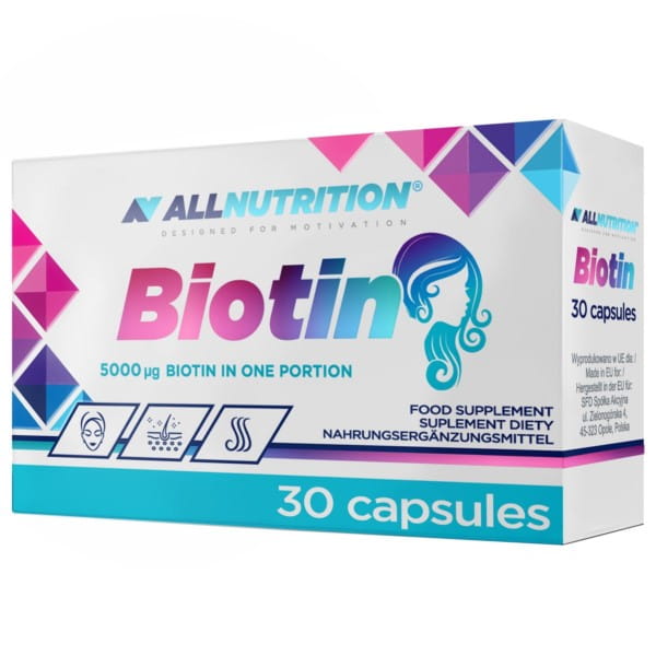 Biotyn Biotin 5 MG 30 C�psulas Cabello Piel ALLNUTRITION