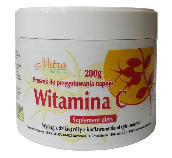 Vitamina C 200 g rosa silvestre inmunidad MITRA