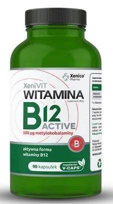 Vitamín B12 aktívny 500 mcg 90 kapsúl XENICOPHARMA