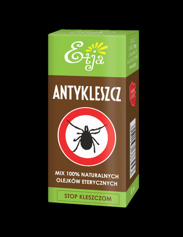 ETJA Antykleszcz - mélange d'huiles essentielles 100% naturelles 10ml